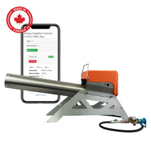 Cañón Espantapájaros Remoto - Margo Electra con Control Celular